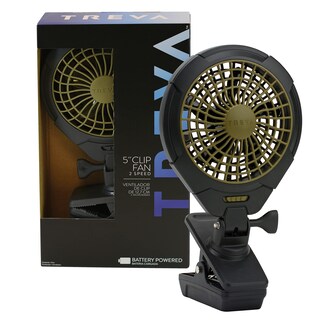 Foto 2 | Foto 2 | Ventilador De Refrigeración O2cool Treva Con Clip Alimentado Por Batería De 5 Pulgadas, Paquete De 2 - Venta Internacional.