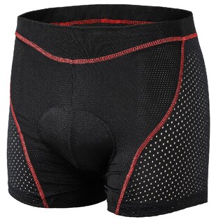 Foto 2 | Foto 2 | Shorts De Ciclismo Pantalones Con Cojín De Silicona G Eo Safe Imports Esi-13737 Negro