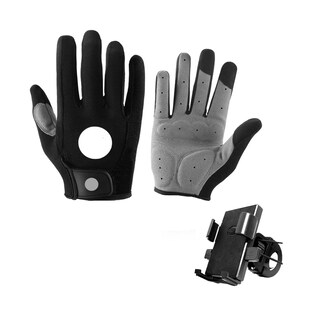 Foto 2 | Foto 2 | Guantes De Bicicleta Transpirables Con Pantalla De Choque G Eo Safe Imports Esi-13733 Negro