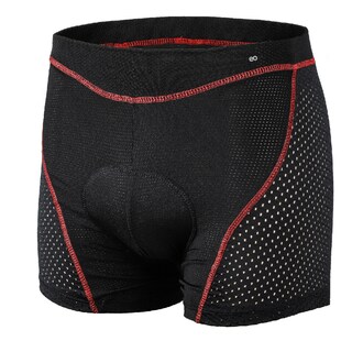 Foto 2 | Foto 2 | Shorts De Ciclismo Pantalones Con Cojín De Silicona G Eo Safe Imports Esi-13737-1 Negro