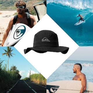 Foto 3 | Foto 3 | Sombrero De Pescador Quiksilver Para Niños Bushmaster Sun Black - Venta Internacional.