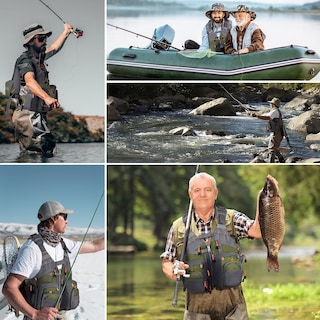Foto 6 | Foto 6 | Chaleco De Pesca Gonex Fly Para Hombre Y Mujer Con Múltiples Bolsillos - Venta Internacional.