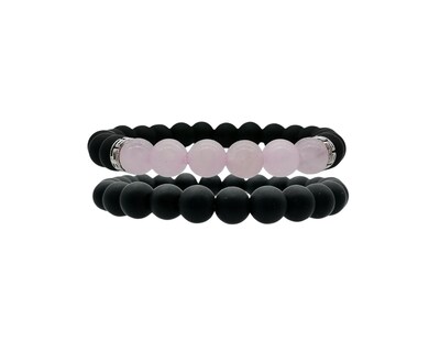 Foto 1 | Foto 1 | Pulsera Mask Artesanal Cuarzo Rosa
