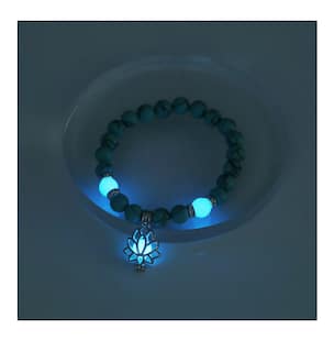Foto 4 | Foto 4 | 1 Par Pulsera Luminosa De Flor De Loto Para Parejas Brilla Wünd