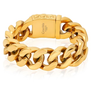 Foto 2 | Foto 2 | Pulsera West Coast Jewelry Crucible Para Hombre, Acero Chapado En Oro - Venta Internacional.