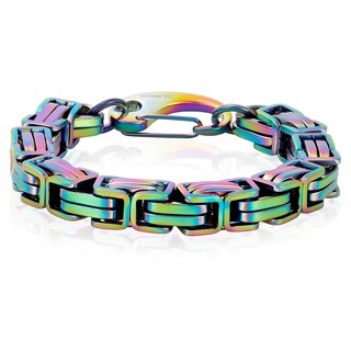 Foto 1 | Foto 1 | Pulsera West Coast Jewelry Crucible Para Hombre, Acero Bizantino - Venta Internacional.