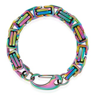 Foto 2 | Foto 2 | Pulsera West Coast Jewelry Crucible Para Hombre, Acero Bizantino - Venta Internacional.