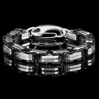 Foto 3 | Foto 3 | Pulsera West Coast Jewelry Crucible Para Hombre, Acero Bizantino - Venta Internacional.