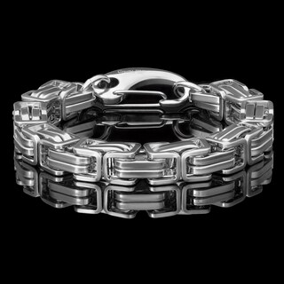 Foto 4 | Foto 4 | Pulsera West Coast Jewelry Crucible Para Hombre, Acero Bizantino - Venta Internacional.