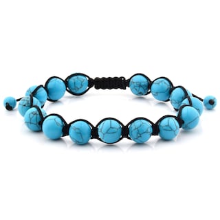 Foto 1 | Foto 1 | Pulsera West Coast Jewelry Con Cuentas De Piedra Turquesa Pulida - Venta Internacional.