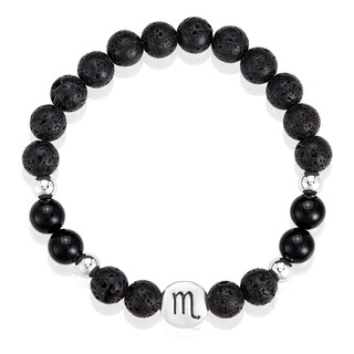 Foto 2 | Foto 2 | Pulsera West Coast Jewelry Para Hombre Con Ágata Y Lava Del Zodiaco Escorpio - Venta Internacional.
