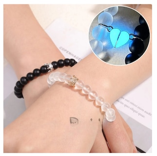Foto 2 | Foto 2 | 2 Pulsera De Parejas Imán Brilla Regalo Para Mujeres Hombres