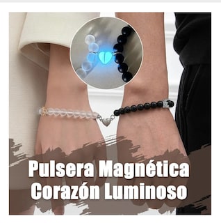 Foto 4 | Foto 4 | 2 Pulsera De Parejas Imán Brilla Regalo Para Mujeres Hombres