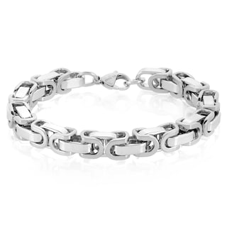 Foto 1 | Foto 1 | Pulsera Invicta Silver De Acero Inoxidable Bizantina De 8 Mm Para Hombre - Venta Internacional.