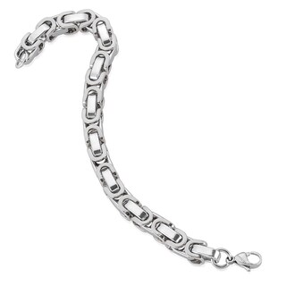 Foto 3 | Foto 3 | Pulsera Invicta Silver De Acero Inoxidable Bizantina De 8 Mm Para Hombre - Venta Internacional.