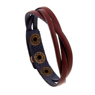 Foto 1 | Foto 1 | Brazalete Huoguo Brazalete Trenzado De Piel Unisex - Venta Internacional.
