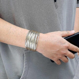 Foto 3 | Foto 3 | Pulseras Huoguo De Cuero Multicapa De Color Dorado Para Hombre - Venta Internacional.