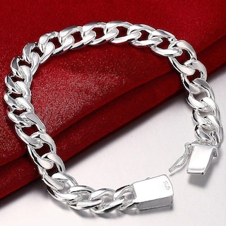 Foto 2 | Foto 2 | Pulsera Huoguo De Aleación Hip Hop De 10 Mm Para Hombre - Venta Internacional.