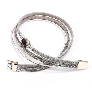 Foto 4 | Foto 4 | Pulsera Huoguo Elegante De Cuero Para Hombre Con Diamante Macadán - Venta Internacional.