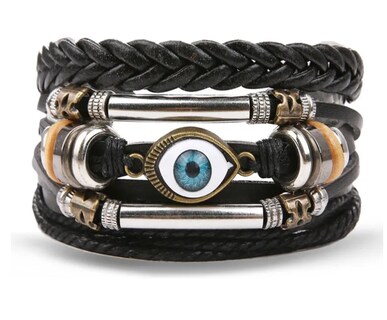 Foto 5 | Foto 5 | ''pulsera Ajustable Vintage Cuero Brazalete Multicapa kit 26pc ''
