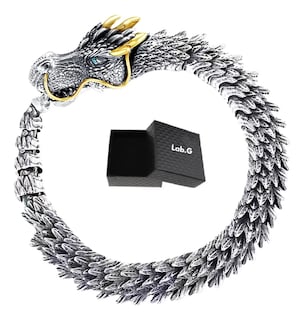 Foto 1 | Foto 1 | Pulsera De Hombre Dragon Color Plata
