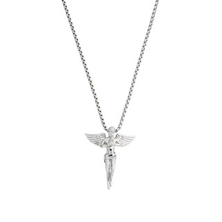 Foto 1 | Foto 1 | Collar Cruze con Dije de Ángel Plata Hipoalergénico