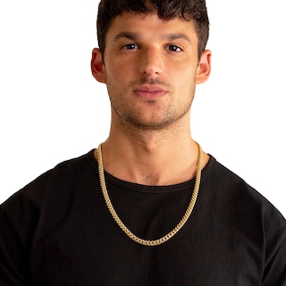 Foto 6 | Foto 6 | Collar West Coast Jewelry Crucible Para Hombre, Acero Chapado En Oro - Venta Internacional.