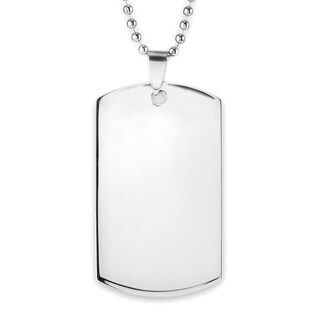 Foto 1 | Foto 1 | Collar West Coast Jewelry Con Placa De Identificación De Acero Inoxidable Para Hombre - Venta Internacional.