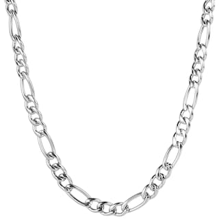 Foto 1 | Foto 1 | Collar West Coast Jewelry De Acero Inoxidable Figaro De 7 Mm Y 60 Cm - Venta Internacional.