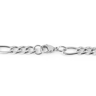 Foto 2 | Foto 2 | Collar West Coast Jewelry De Acero Inoxidable Figaro De 7 Mm Y 60 Cm - Venta Internacional.