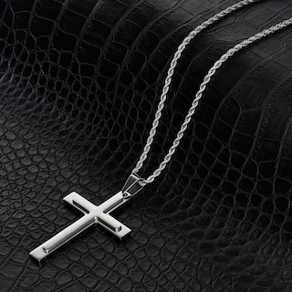Foto 3 | Foto 3 | Collar Invicta Jewelry De Acero Cruzado Con Capas Pulidas Para Hombre - Venta Internacional.