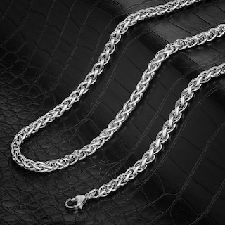 Foto 7 | Foto 7 | Collar Invicta Jewelry Con Cadena De Trigo Spiga Para Hombre 24 Pulgadas - Venta Internacional.