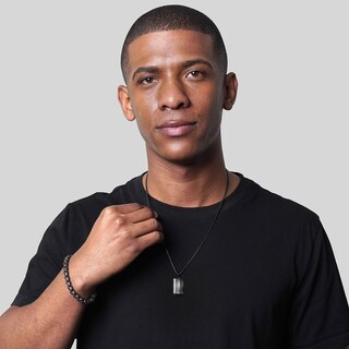 Foto 4 | Foto 4 | Collar Invicta Dog Tag Para Hombre De Acero Inoxidable Con Cadena En Forma De Caja - Venta Internacional.