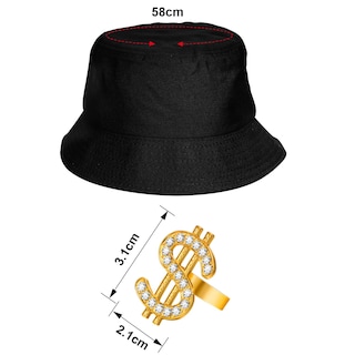 Foto 5 | Foto 5 | Kit De Disfraz Gejoy Hip Hop Rapper Access. Para Hombres/mujeres - Venta Internacional.