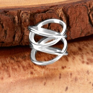 Foto 4 | Foto 4 | Anillo West Coast Jewelry Elya Split Crisscross Orbit 22 Mm - Venta Internacional.