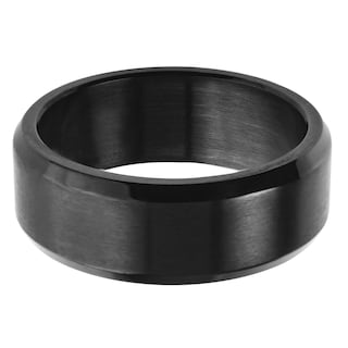 Foto 4 | Foto 4 | Anillo West Coast Jewelry De Acero Negro Satinado Y Pulido - Venta Internacional.
