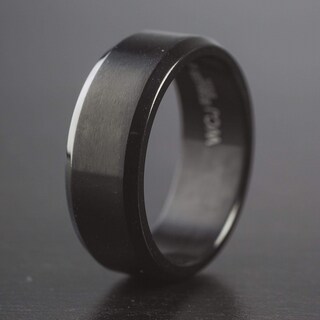 Foto 5 | Foto 5 | Anillo West Coast Jewelry De Acero Negro Satinado Y Pulido - Venta Internacional.