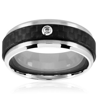 Foto 2 | Foto 2 | Anillo West Coast Jewelry De Acero Inoxidable Y Fibra De Carbono - Venta Internacional.