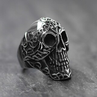 Foto 4 | Foto 4 | Anillo De Acero Inoxidable West Coast Jewelry Con Calavera Celta Para Moteros - Venta Internacional.