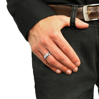 Foto 7 | Foto 7 | Anillo De Boda West Coast Jewelry, Carburo De Tungsteno, 7 Mm - Venta Internacional.