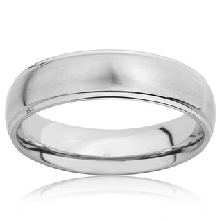 Foto 2 | Foto 2 | Anillo West Coast Jewelry De Titanio Ranurado De 6 Mm Para Hombre - Venta Internacional.