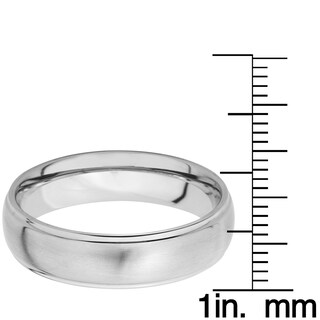Foto 3 | Foto 3 | Anillo West Coast Jewelry De Titanio Ranurado De 6 Mm Para Hombre - Venta Internacional.