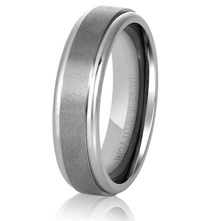 Foto 1 | Foto 1 | Anillo West Coast Jewelry De Titanio Cepillado Y Pulido - Venta Internacional.
