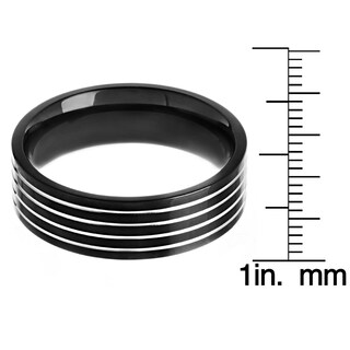 Foto 3 | Foto 3 | Anillo West Coast Jewelry De Acero Inoxidable Chapado En Negro Para Hombre - Venta Internacional.