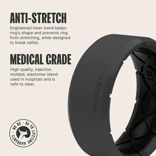 Foto 2 | Foto 2 | Anillo De Silicona Groove Life Zeus Edge Deep Stone Para Hombre - Venta Internacional.