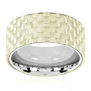 Foto 2 | Foto 2 | Anillo West Coast Jewelry De Acero Inoxidable Y Fibra De Carbono De 10 Mm - Venta Internacional.