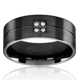 Foto 2 | Foto 2 | Anillo West Coast Jewelry De Acero Inoxidable Chapado En Negro Para Hombre - Venta Internacional.