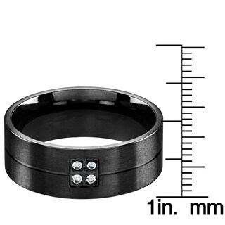 Foto 3 | Foto 3 | Anillo West Coast Jewelry De Acero Inoxidable Chapado En Negro Para Hombre - Venta Internacional.