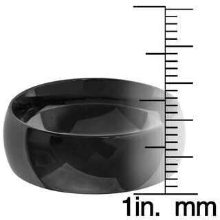 Foto 3 | Foto 3 | Anillo De Boda De Acero Negro Pulido West Coast Jewelry - Venta Internacional.