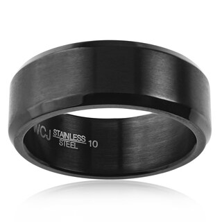 Foto 2 | Foto 2 | Anillo West Coast Jewelry De Acero Inoxidable Chapado En Negro Para Hombre - Venta Internacional.